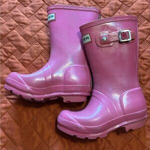Hunter Pink Toddler Original Wellington Rain Boots